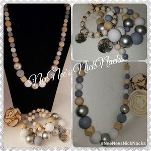 Wood Bead Jewelry
Set